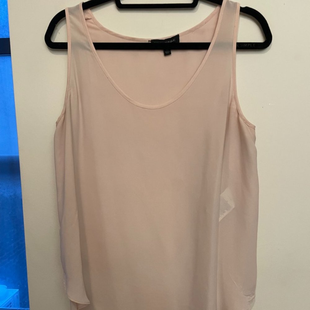 Banana Republic Light Pink Tank Blouse